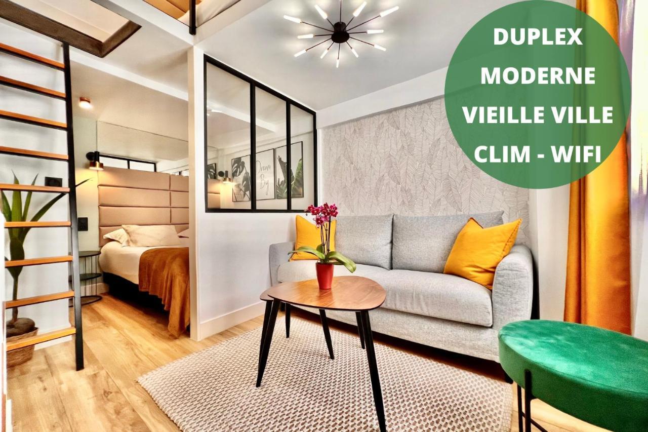 Duplex Le Gesu - Heart Of Old Town - Modern - Wifi - Clim Lejlighed Nice Eksteriør billede