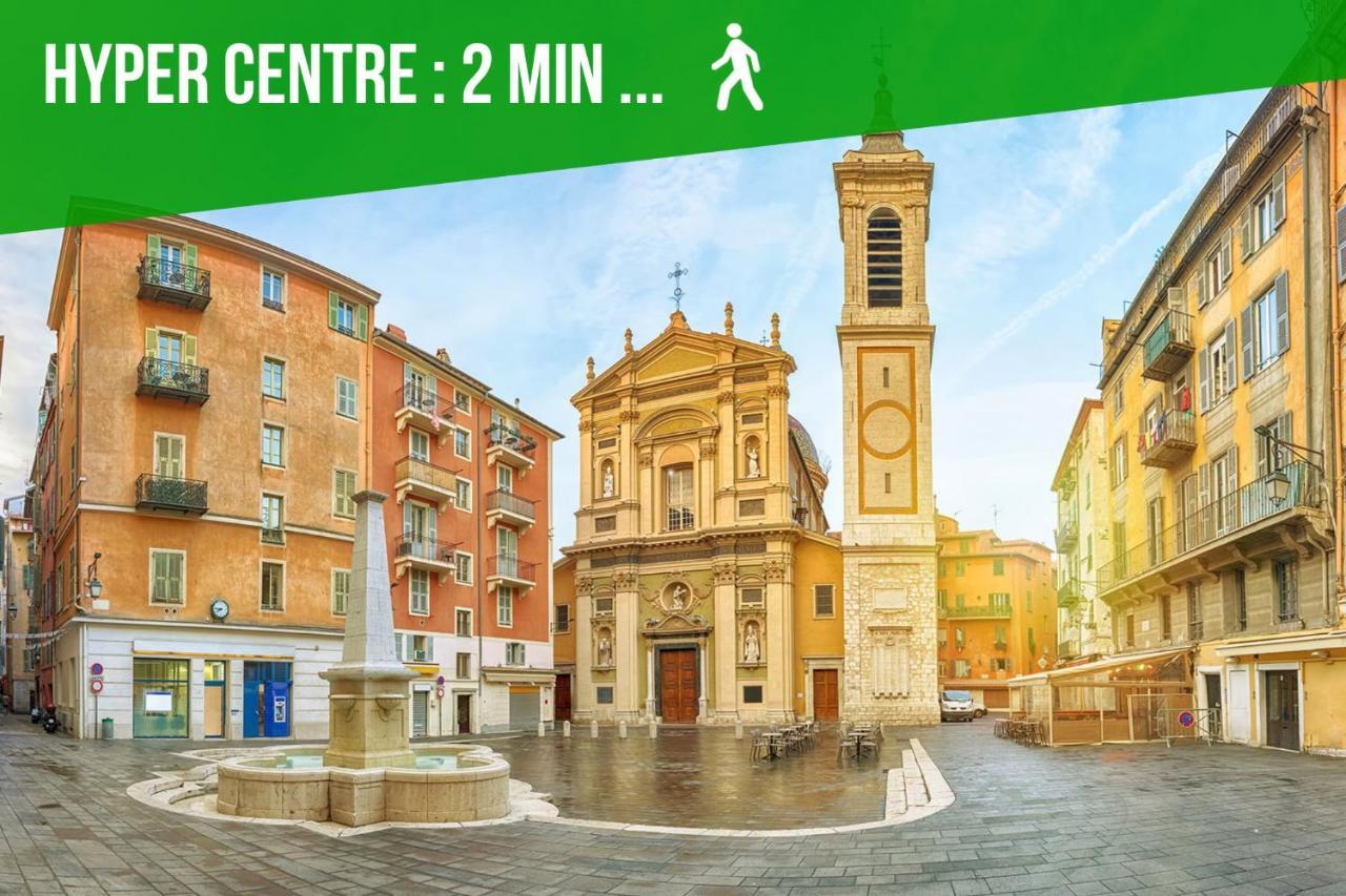 Duplex Le Gesu - Heart Of Old Town - Modern - Wifi - Clim Lejlighed Nice Eksteriør billede